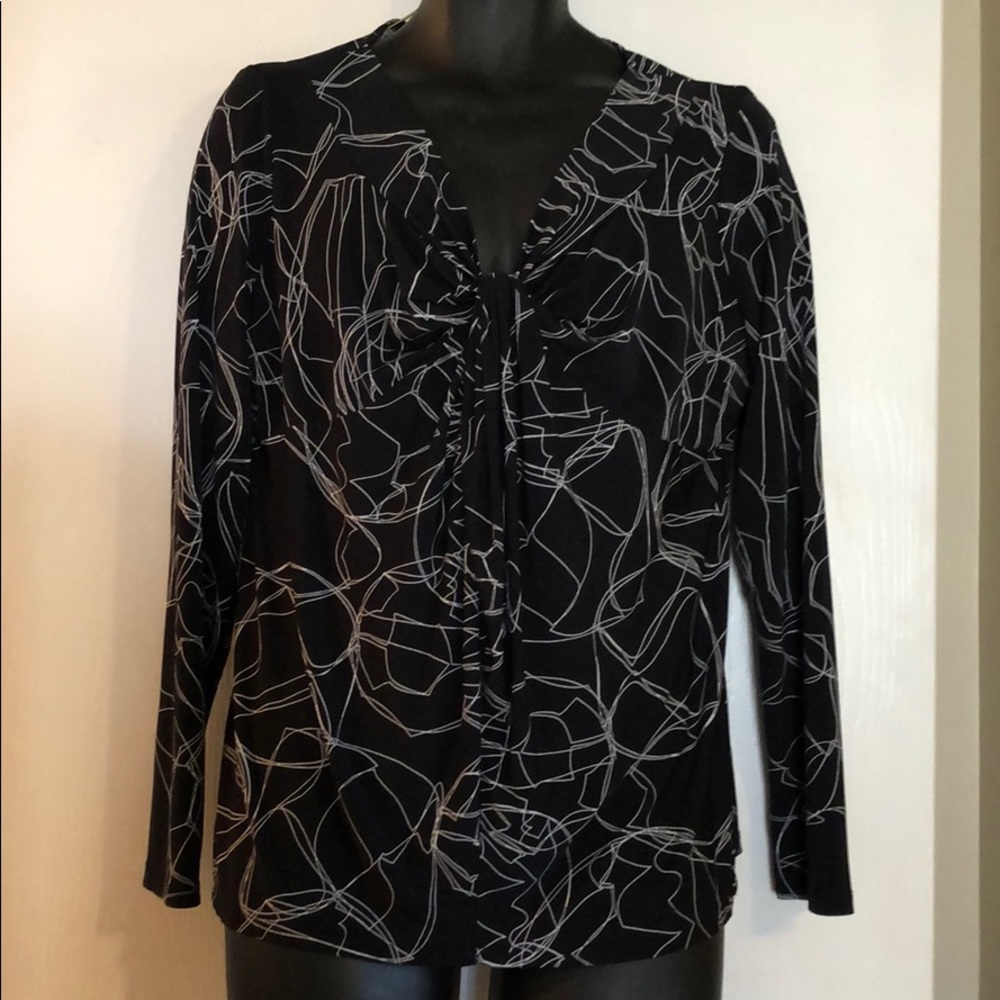 Worthington women’s Large Long Sleeve Blouse - SOLD